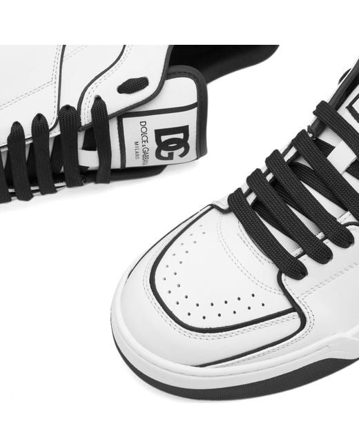 Dolce & Gabbana White Basket Sneakers