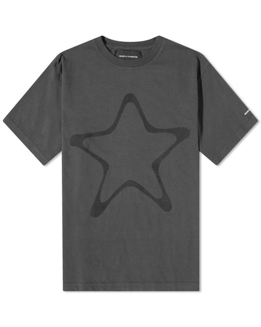 Bianca Chandon Gray Magic Star T-Shirt for men