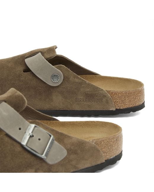 Birkenstock Brown Boston Clog for men