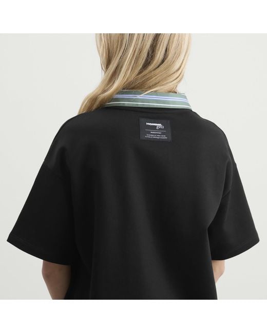 HOMMEGIRLS Black T-Shirt Dress