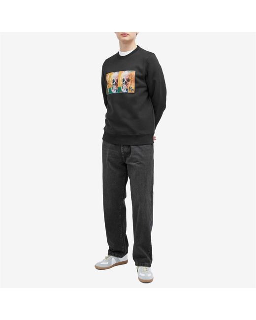 Paul Smith Gray Skull Square Sweatshirt for men