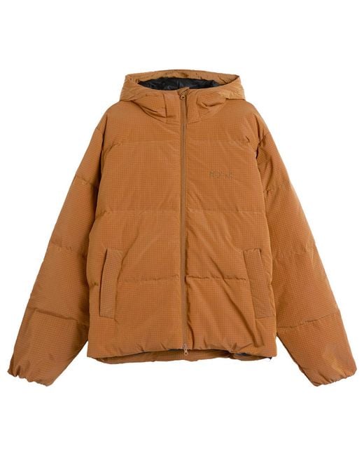 POLAR SKATE Brown Soft Puffer Jacket for men