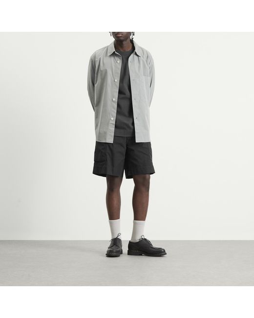 MHL by Margaret Howell Black Cargo Pocket Shorts for men