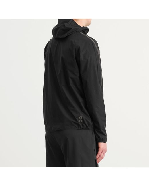 On Shoes Black Performance Jacket for men