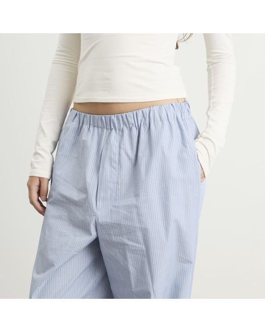 Baserange Blue Claude Stripe Pants