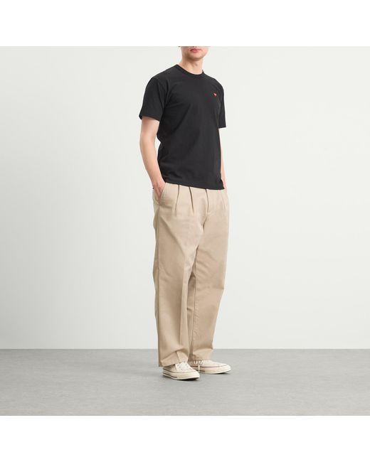 COMME DES GARÇONS PLAY Black Small Heart T-Shirt for men