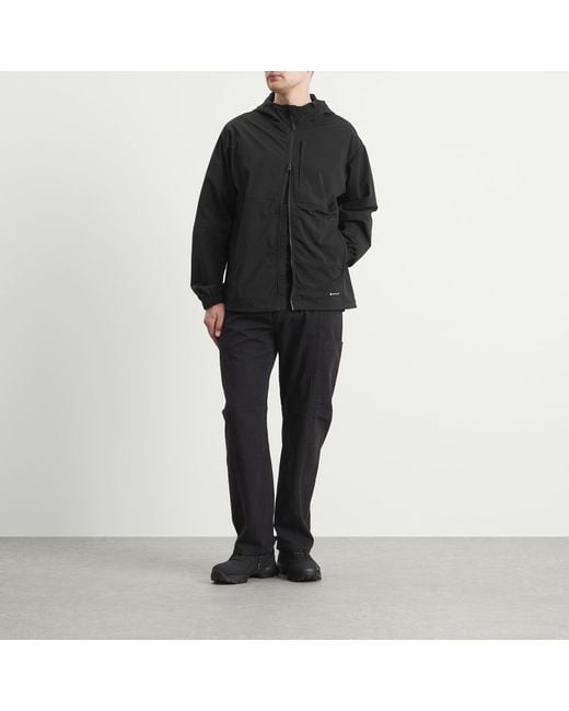 Snow Peak Black Utility Parka for men