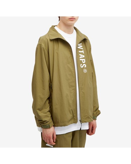 (w)taps Green 01 Track Jacket for men