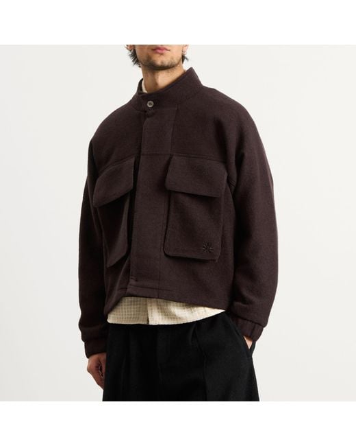 Ganter Black Wool Peveril Jacket for men
