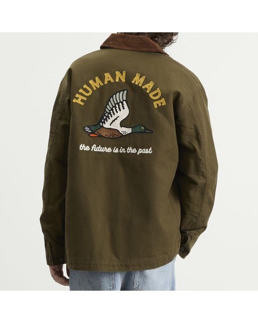 Human Made Green Hunting Jacket for men