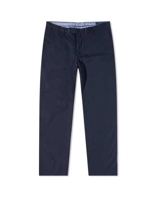 Polo Ralph Lauren Blue Flat Front Twill Pant for men