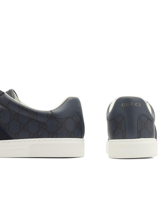 Gucci Blue Ace Sneaker With Web, Fabric for men