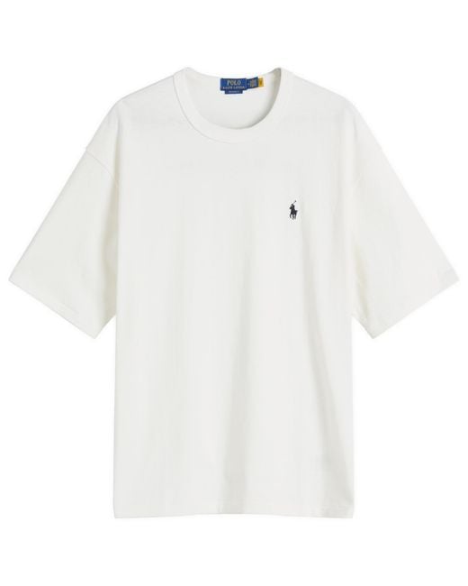 Tシャツ・カットソー Polo Ralph Lauren White Relaxed-Fit T-Shirt With Logo POLO RALPH LAUREN『リラックスド フィット ロゴ ジャージー T