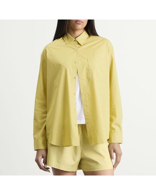 Leset Yellow Yoshi Classic Button Down Shirt