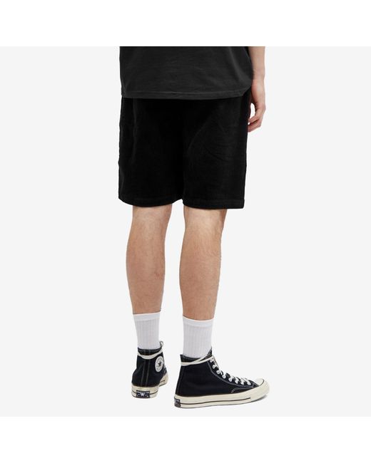 Fucking Awesome Black Elastic Cord Shorts for men