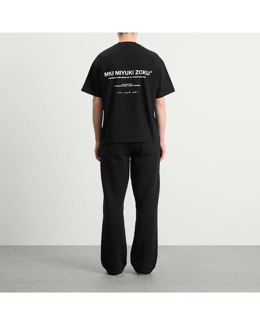 MKI Miyuki-Zoku Black Design Studio T-Shirt for men