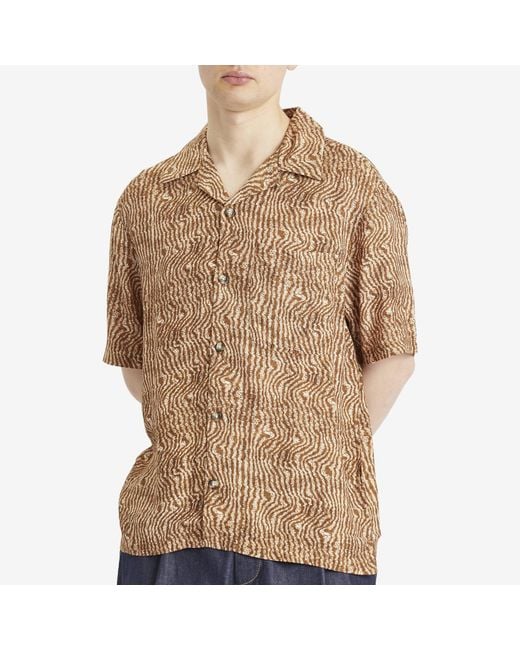 ACMH by Magic Castles Natural Marcus James Wave Vacation Shirt for men