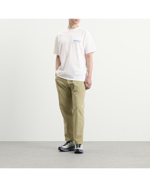 Gramicci Green Loose Tapered Ridge Pant for men