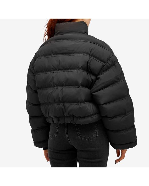 Daily Paper Black Relaxed Short Puffer Jacket