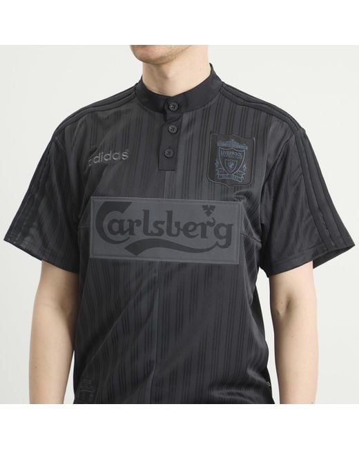 Adidas Black Liverpool Fc 95' Special Jersey Top for men