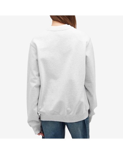 Casablanca White Embroidered Sweatshirt