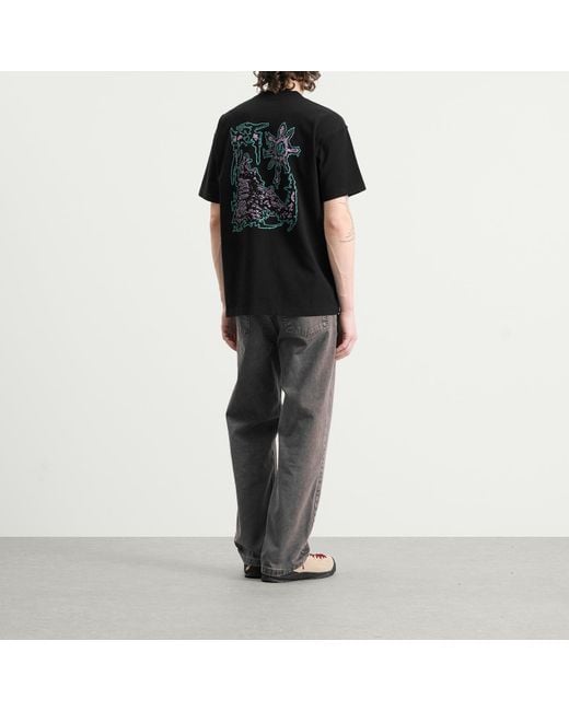 POLAR SKATE Black Lovely Day T-Shirt for men