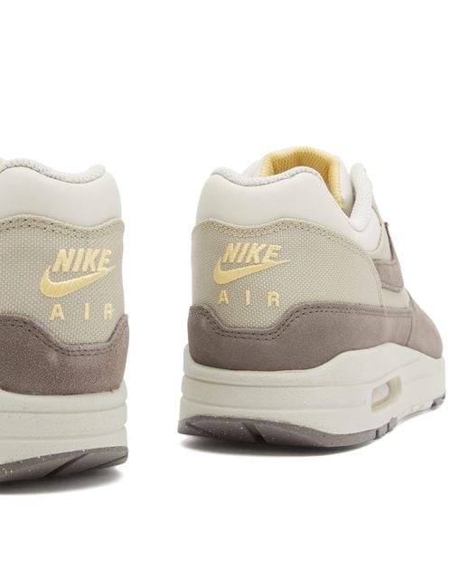 Nike White Air Max 1 Prem Sneaker for men