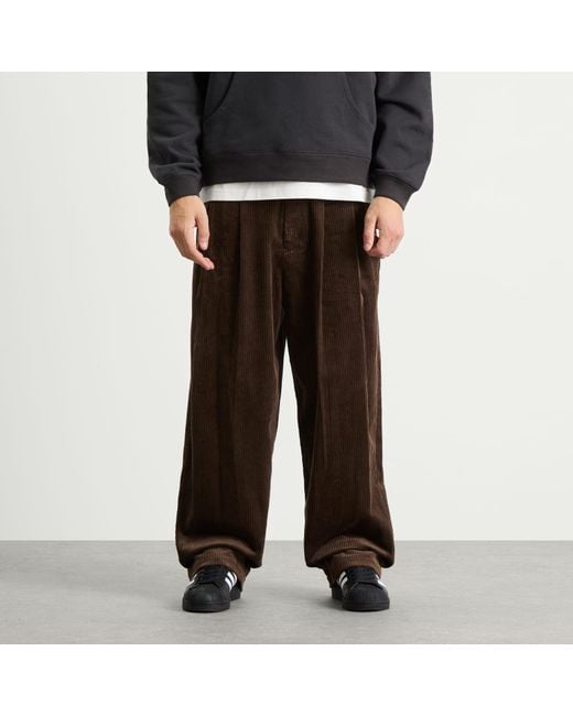 TTT MSW Men's Brown Corduroy 2-Tuck Pants