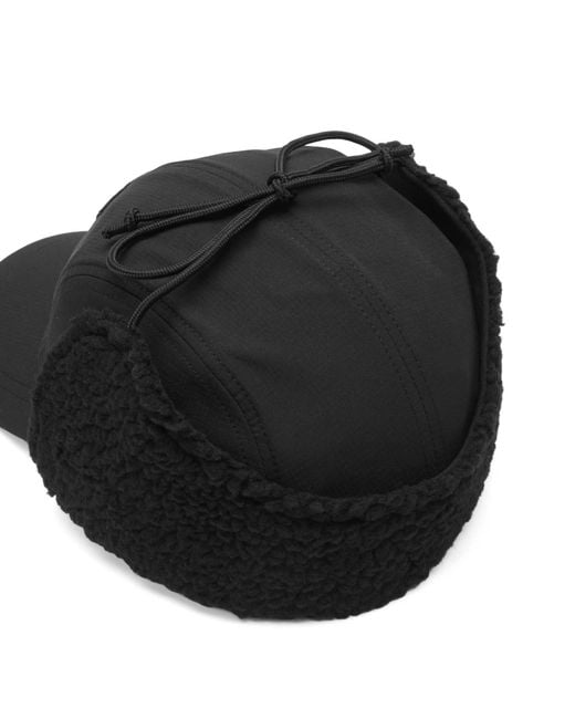 Butter Goods Black Terrain Ski 4 Panel Cap for men