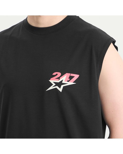 REPRESENT 247 Black Represent Team 247 Star Os Tank for men