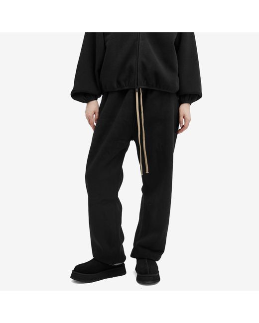 Fear Of God Brushed Essentials Sweatpants in Black Lyst UK