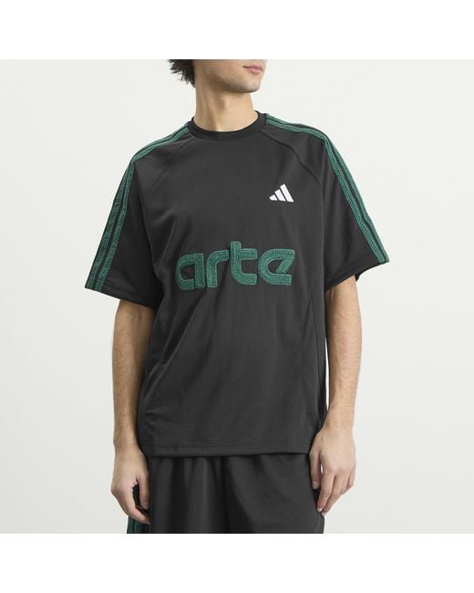 Adidas Black X Arte Jersey Top for men