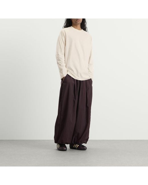 Y-3 White Oversized Gradient Stripes Long Sleeve T-Shirt for men