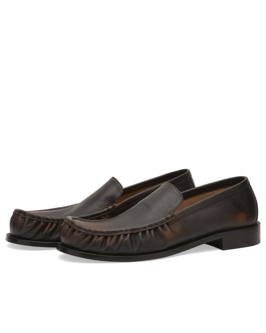 Dries Van Noten Black Leather Loafer for men