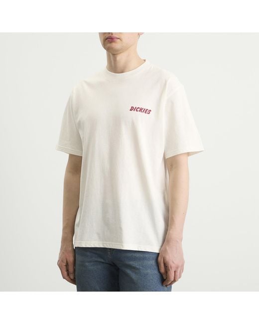 Dickies White Dry Ridge T-Shirt for men