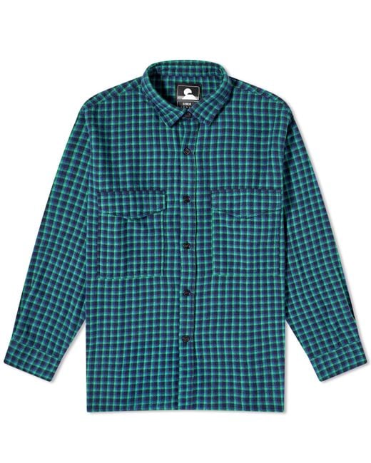 Edwin Blue Big Overshirt for men