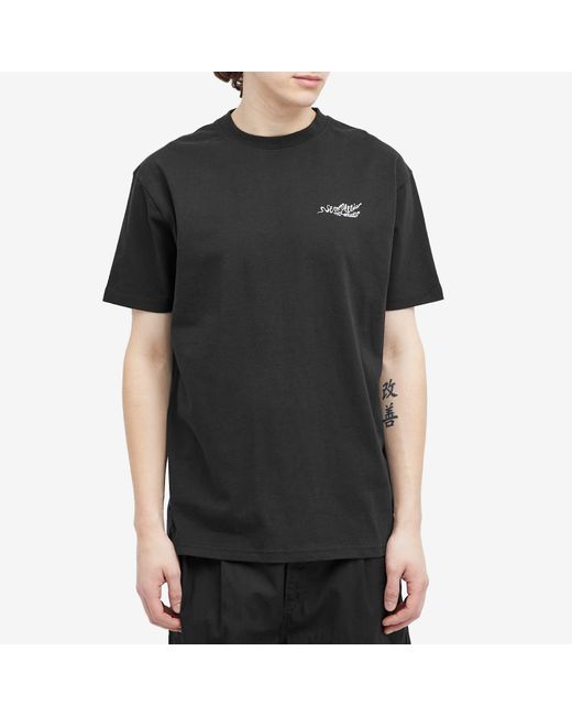 New Amsterdam Surf Association Black Shark T-Shirt for men
