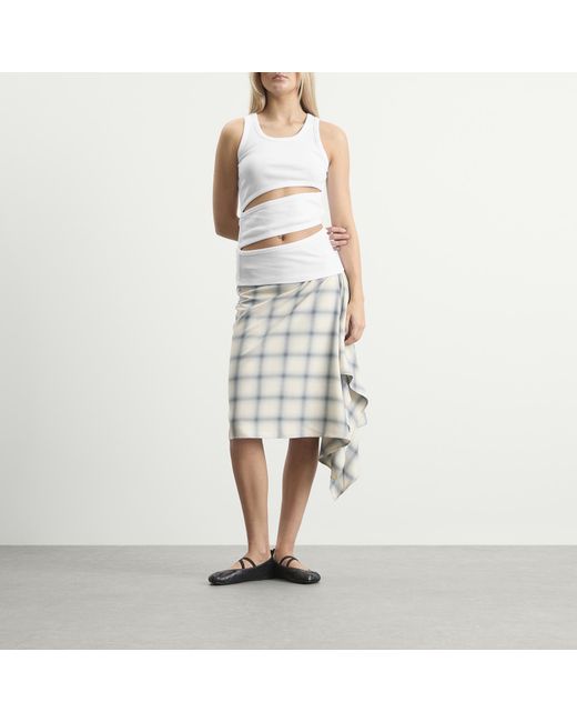 Coperni White Spiral Tank Top