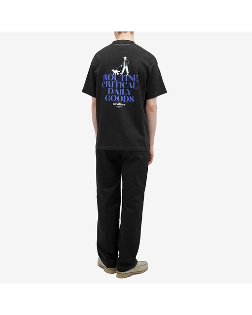 Percival Black Daily Goods Dog Walk Oversized T-Shirt for men
