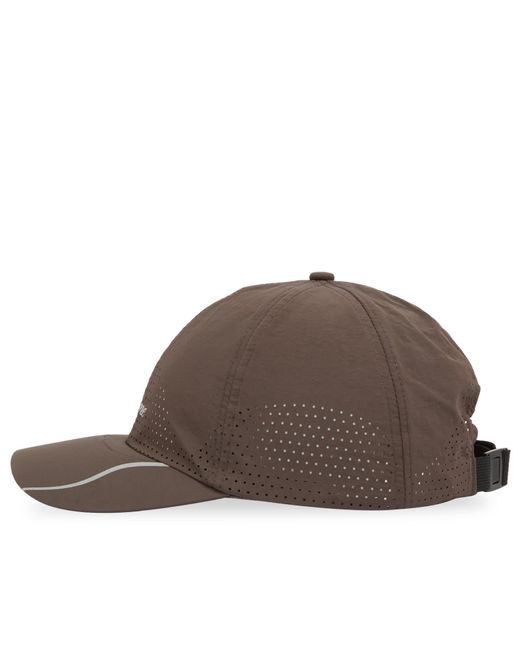 Dime Brown Cursive Tech Cap for men