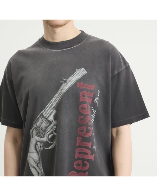 Represent Black Loaded With Love T-Shirt for men