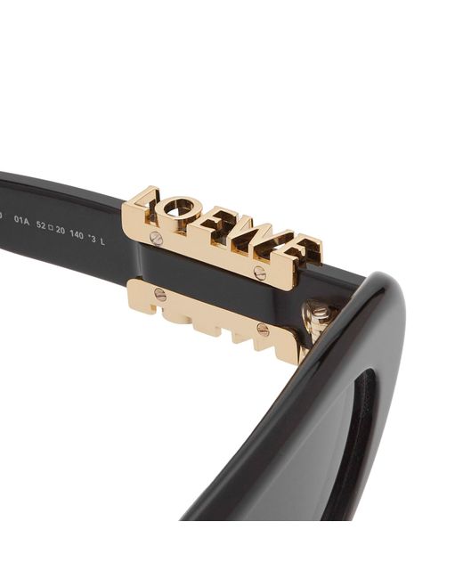 Loewe Brown Slim Oval Sunglasses