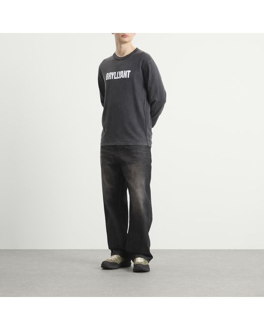 ACMH by Magic Castles Black Bryllyant Long Sleeve T-Shirt for men
