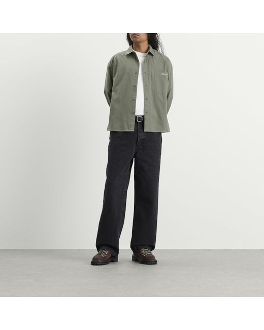 Ronning Green End. X Seersucker Shirt for men