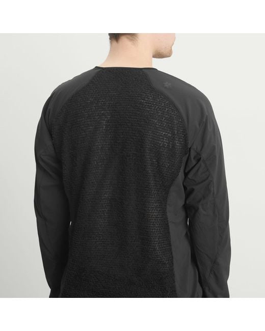 Goldwin Black Kel Light Polartec Crew for men