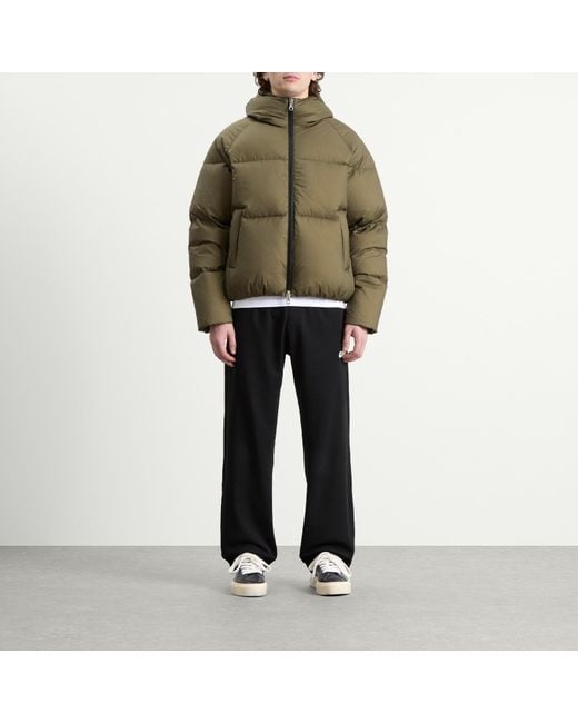 Cole Buxton Green Multicam Hooded Down Jacket for men