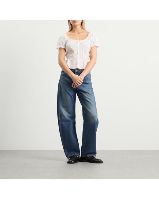 Rixo White Sandi Top