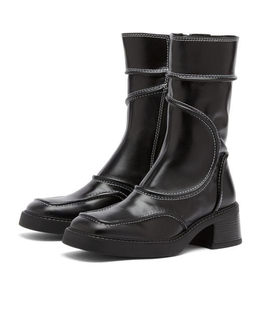 Miista Black Malene Ankle Boots