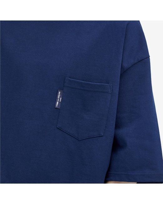 Comme des Garçons Blue Drawstring Pocket T-Shirt for men
