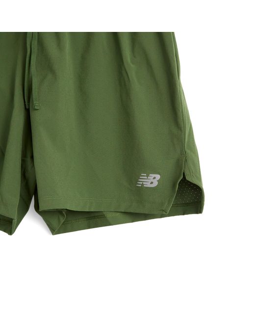 New Balance Green Rc Short 5"